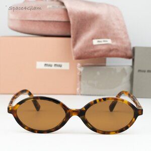 Miu Miu Men Sunglasses Light Havana Brown MU04ZS REGARD 19P2Z1 NEW AUTHENTIC